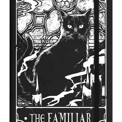 Deadly Tarot - The Familiar Black A5 Cuaderno de tapa dura