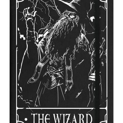 Deadly Tarot - The Wizard Black Carnet de notes à couverture rigide A5