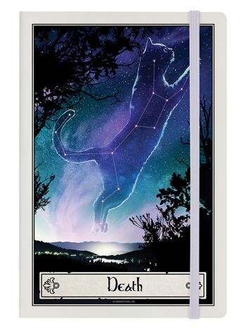 Deadly Tarot Felis - Carnet de notes à couverture rigide Death Cream A5 1