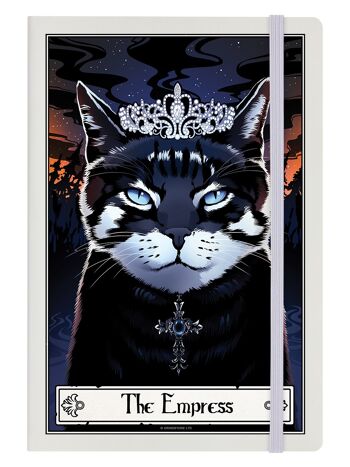 Deadly Tarot Felis - The Empress Cream A5 Carnet de notes à couverture rigide 1