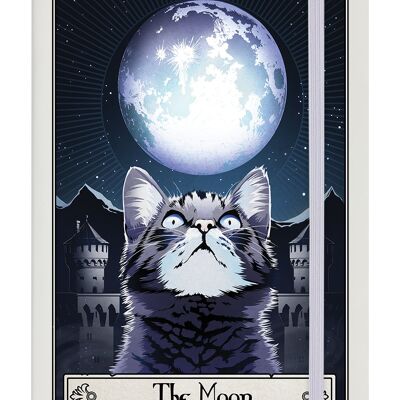 Deadly Tarot Felis - Carnet de notes A5 à couverture rigide The Moon Cream