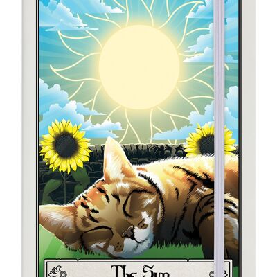 Deadly Tarot Felis - Carnet de notes A5 à couverture rigide The Sun Cream