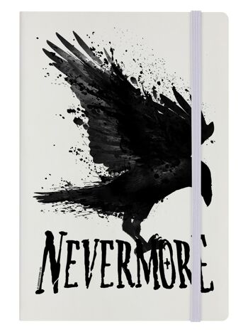 Cahier à couverture rigide Nevermore Cream A5 1