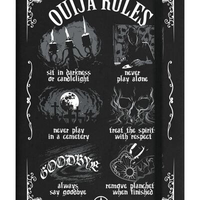 Ouija Board Rules A5 Notizbuch mit festem Einband