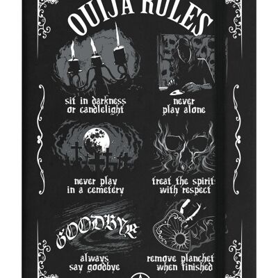 Ouija Board Rules A5 Hard Cover Notebook