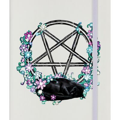 Pentagram Familiar Cream A5 Hard Cover Notebook