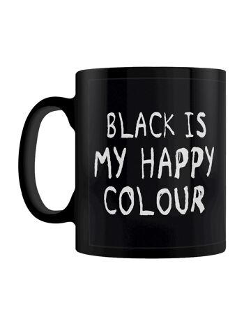 Le noir est ma tasse noire de couleur heureuse 2