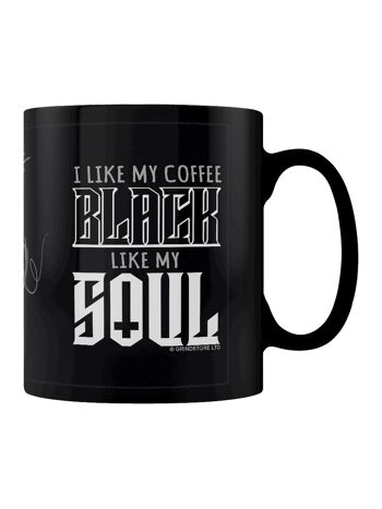 J'aime mon café noir comme mon âme tasse noire 1
