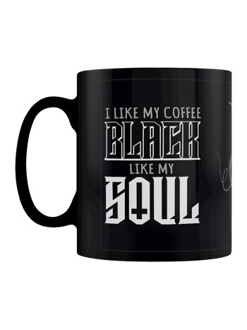 J'aime mon café noir comme mon âme tasse noire 3