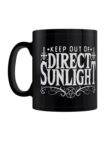 Gardez à l'abri de la lumière directe du soleil Tasse noire 2