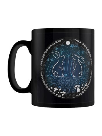 Mug noir rendez-vous au clair de lune 2