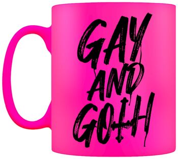 Tasse Gay And Goth Rose Fluo 2