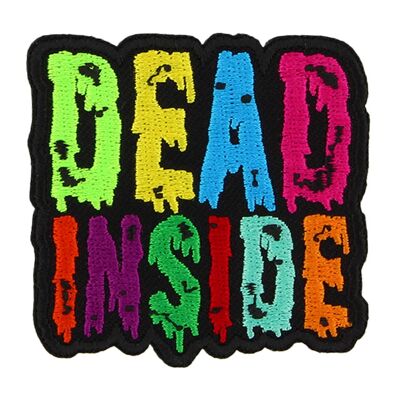 Dead Inside Iron On Patch