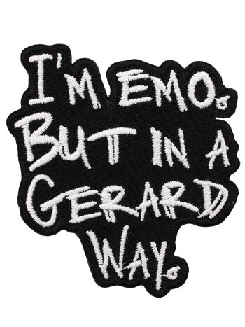 Patch I'm Emo But In A Gerard Way 1