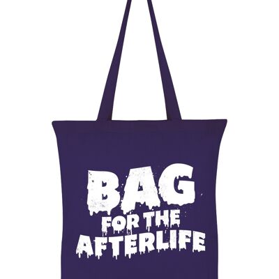 Tasche für die lila Einkaufstasche nach dem Tod