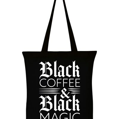 Schwarzer Kaffee & schwarze Magie Einkaufstasche