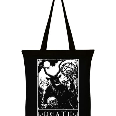Deadly Tarot - Death Black Tote Bag