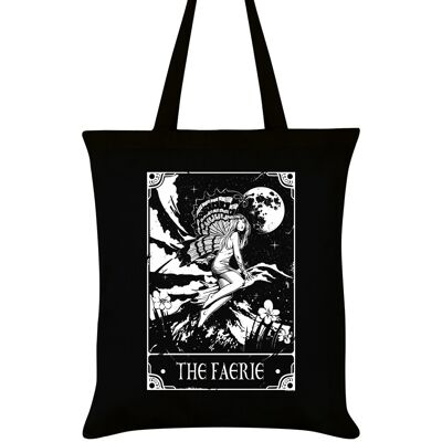 Deadly Tarot - The Faerie Black Tote Bag