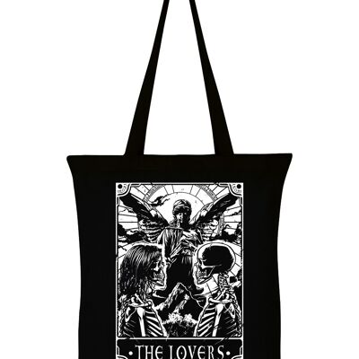 Deadly Tarot - Les Amoureux Noir Tote bag