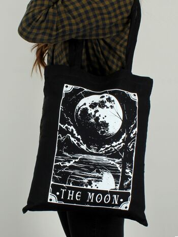 Deadly Tarot - La Lune Noir Tote bag 3