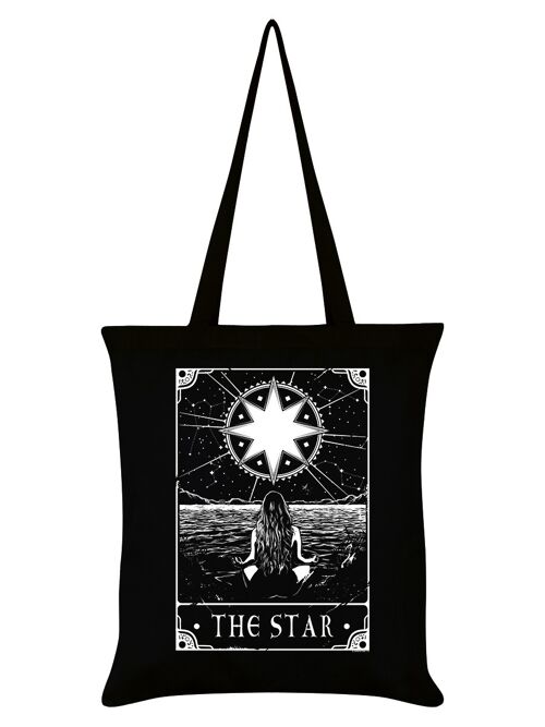 Deadly Tarot - The Star Black Tote Bag