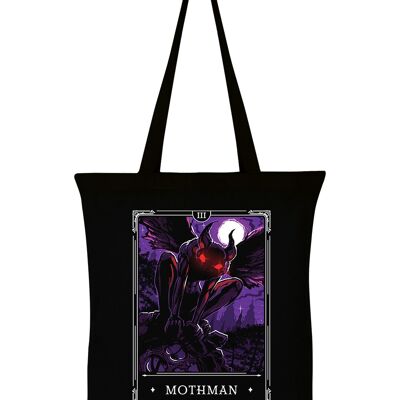 Deadly Tarot Legends - Mothman Noir Tote bag