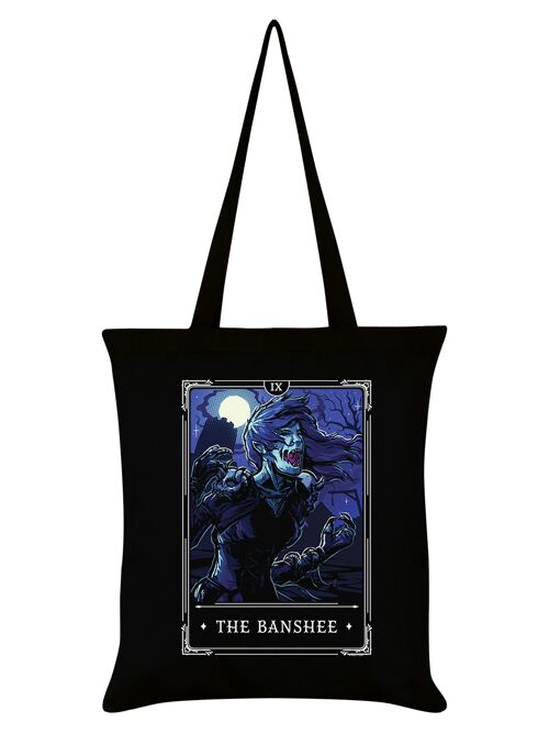 Deadly Tarot Legends - The Banshee Black Tote Bag
