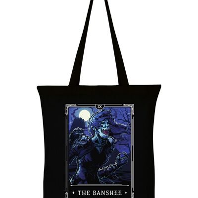Deadly Tarot Legends - The Banshee Black Tote Bag