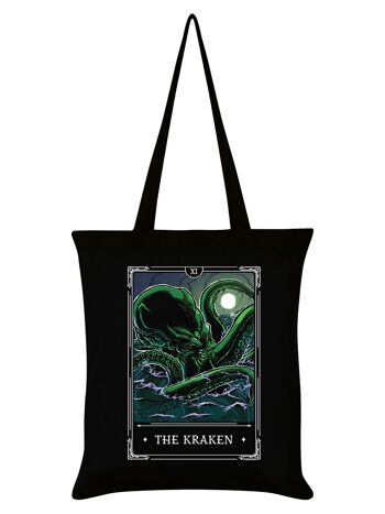 Deadly Tarot Legends - Le Kraken Noir Tote bag 1