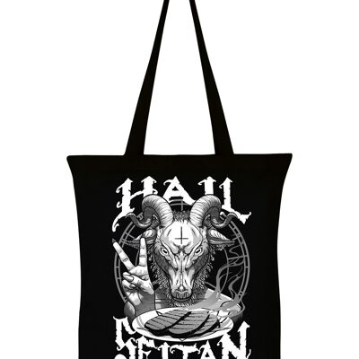 Borsa tote nera Hail Seitan