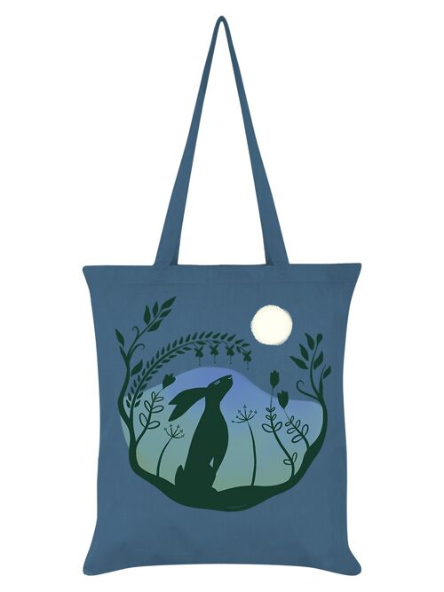 Harvest Moon Airforce Blue Tote Bag