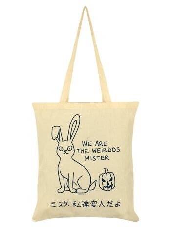 Kawaii Bunny We Are The Weirdos Mister Cream Tote bag 1
