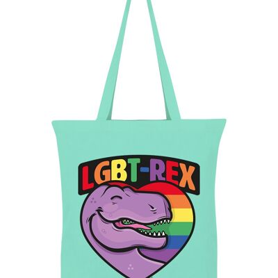 LGBT-Rex Mint Green Tote Bag