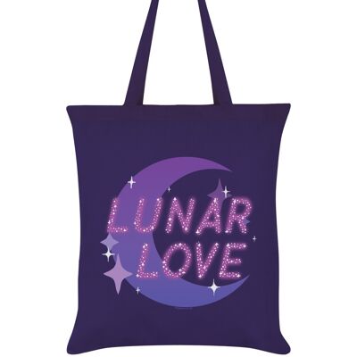 Lunar Love Purple Tote Bag