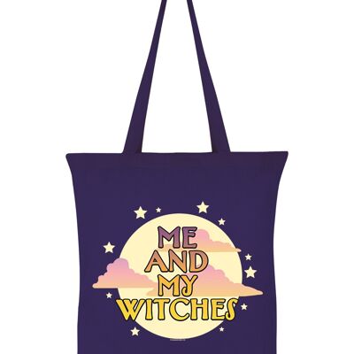 Me And My Witches Purple Tote Bag
