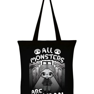 Mio Moon Tous les monstres sont humains Noir Tote bag