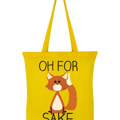 Borsa tote gialla Oh For Fox Sake