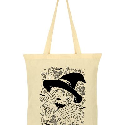 Psychic Witch Cream Tote Bag