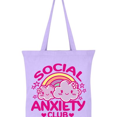 Social Anxiety Club Lilac Tote Bag