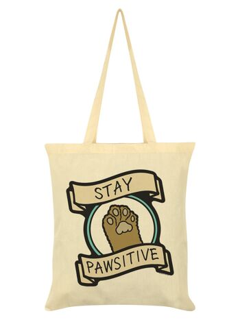 Crème Stay Pawsitive Tote bag 1