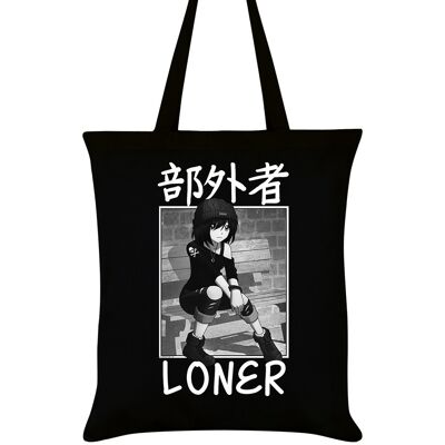 Tokyo Spirit Loner Black Tote Bag