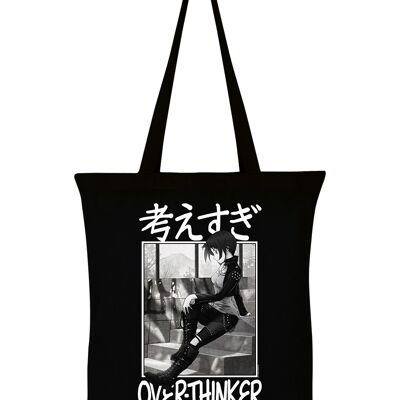 Tokyo Spirit Over-thinker Black Tote Bag