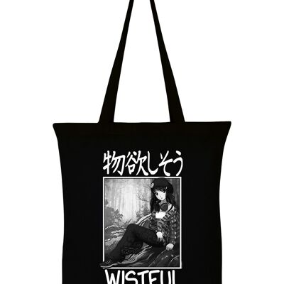 Tokyo Spirit Wistful Black Tote Bag