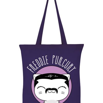 V. I. Pets Freddie Purcury Violet Tote bag