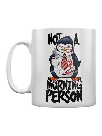 Psycho Penguin Pas une personne du matin Mug 2