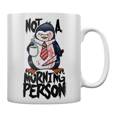 Psycho Penguin Pas une personne du matin Mug