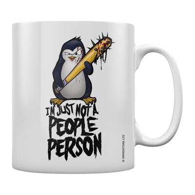 Taza Psycho Penguin No es una persona de personas