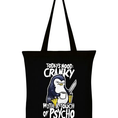 Psycho Penguin Today's Mood: Borsa tote nera irritabile