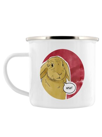 Mignon mais abusif - Tasse en émail Dipshit 2