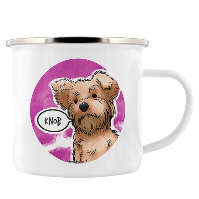 Cute But Abusive - Knob Enamel Mug